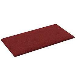 Acheter vidaXL Panneaux muraux 12 pcs Rouge bordeaux 60x30 cm Tissu 2,16 m²