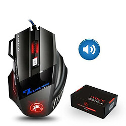 Avis Justgreenbox Souris de jeu filaire ergonomique 5500 DPI avec rétroéclairage LED à 7 boutons