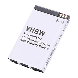 vhbw Batterie remplacement pour Socket Mobile XP1-0001100 pour smartphone (1100mAh, 3,7V, Li-ion) 