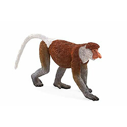 MOJO Proboscis Monkey RAplique rAaliste de jouet de la faune internationale Figurine peinte A la main 