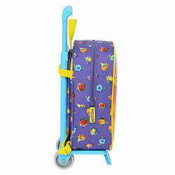 Avis Cartable à roulettes SuperThings Guardians of Kazoom Violet Jaune (22 x 28 x 10 cm)