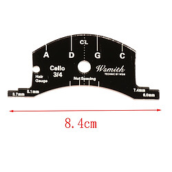 Outil de Modèle de Moule Multifonctionnel pour Pont de Violon 3-4 4-4