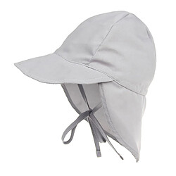 Enfants Bébés Garçons Fille Flap Sun Protection Swim Hat Cap S Gris