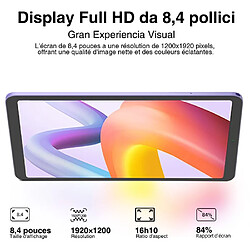 NC Tablette Tactile DOOGEE T20Mini Android 14,Octa Core,9Go+128Go-1To 8.4"FHD+,5060mAh 13MP,TÜV Certificat,Double SIM+L1 - Violet