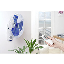 Ventilateur mural 40cm 45w avec télécommande et minuterie - awf40rem - BESTRON