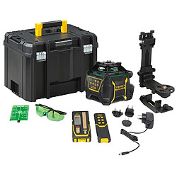 Stanley Niveau laser sansfil rotatif RL 750LG batterie 10 Ah chargeur Prostack