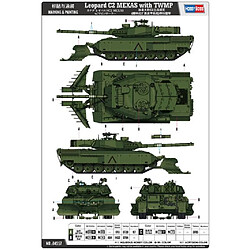 Acheter Hobby Boss Maquette Char Leopard C2 Mexas With Twmp