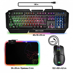 Rubber Road ULTIMATE 500 PACK gamer 3 EN 1 Full RGB à led