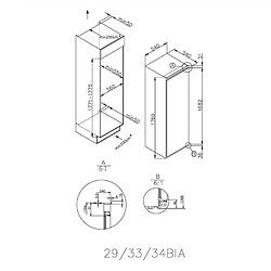 Avis Réfrigérateur 1 porte intégrable à glissière 316l - rblp3683nn - ROSIERES