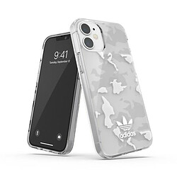 adidas or snap coque camo iphone 12 mini transparent / blanc 43704