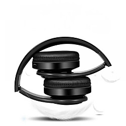 Avis General Casque Bluetooth sans fil, 6h de lecture pliable sur l'oreille avec microphone, casque stéréo à basses profondes avec cache-oreilles doux à mémoire de forme pour iPhone/téléphone portable/PC(Casque de jeu)