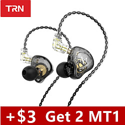 GUPBOO TRN MT1 moniteur dynamique casque DJ Hi-Fi sport casque antibruit TRN M10 TA1 ST1 V90s T300 X7