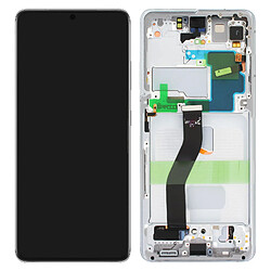 Bloc Complet Galaxy S21 Ultra Écran LCD Vitre Tactile Original Samsung argent