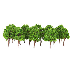 Arbres Modèle Train Scenery mini Arbres Lot de 20pcs Arbre Modèle Paysage de Modélisme Ferroviaire Echelle N 7.5cm Vert