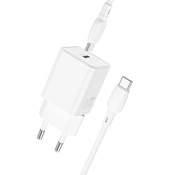 Chargeur Rapide 30W + Cable USB-C Blanc pour iPhone 16 / 16 PLUS / 16 PRO / 16 PRO MAX / 15 / 15 PLUS / 15 PRO / 15 PRO MAX - Little Boutik©