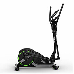 Zipro Wave magnetic elliptical trainer Pour la maison | Jusqu'à 120 kg | Appareil de fitness avec support de tablette | Appareil pour l'entraînement des bras et des jambes | Poids de la roue d'inertie 5 kg