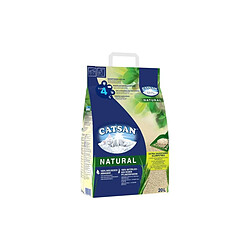 Catsan Natural Litiere Vegetale Agglomerante - Pour Chat - 20 L