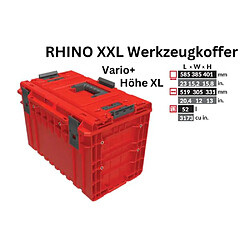 Acheter Toolbrothers RHINO XXL valise à outils ULTRA Vario+ Hhe XL Custom organisateur modulaire 585 x 385 x 420 mm 52 l empilable IP66