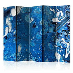 Paris Prix Paravent 5 Volets Blue Stream 172x225cm