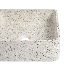 Vente-Unique Vasque à poser carrée en terrazzo - L39 x l39 cm - STOCHI pas cher