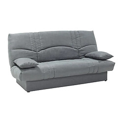 Avis Clic clac 3 places THELMA - Tissu Soro gris moyen - Couchage 125x190 cm - L190 x P92 x H96 cm