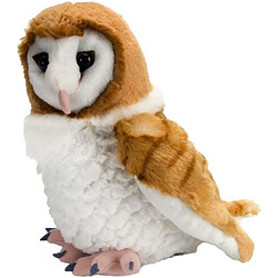 Wild Republic peluche Chouette Effraie Cuddlekins de 30 cm marron blanc 