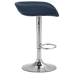 Avis Non Tabouret de bar Anaheim tissu chromé