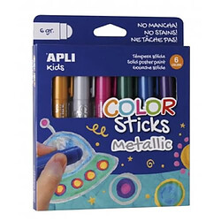 APLI 6 Color Stick Metallic 