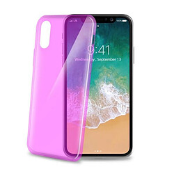 Celly Cover Ultrathin Iphone 8x Rosa