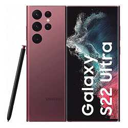 Samsung Galaxy S22 Ultra 5G 12Go / 256Go Burgundy Dual SIM SM-S908