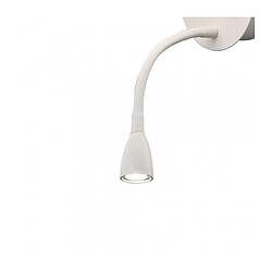 Acheter Luminaire Center Applique avec liseuse Fusion blanc mat 1 ampoule 17cm