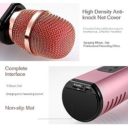 Universal Microphone Bluetooth multifonctionnel sans fil Kara Normal Double haut-parleur Microphone portable Smart Kara Normal pour téléphone mobile | Microphone pas cher