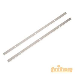 Lot de 2 fers pour raboteuse /dégauchisseuse 317 mm TPTPB TRITON 300259 