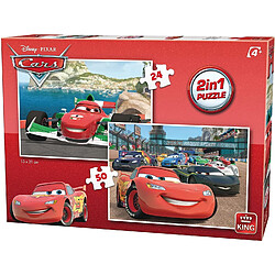 King PUZZLE CARS 2 en 1 