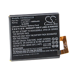 vhbw Batterie remplacement pour Cat APP00223 pour smartphone (4400mAh, 3,85V, Li-polymère) 