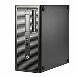 PC Tour HP EliteDesk 800 G1 Intel G3220 RAM 16Go Disque 500Go Windows 10 Wifi - Occasion