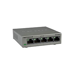 NETGEAR Switch 5 Ports (10/100/1000B) boîtier métal GS305-100PE