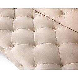 Lisa Design Gallata - canapé Chesterfield d'angle gauche - 5 places - en velours pas cher