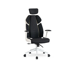 Vivaldi Fauteuil Pivotant DUNCAN Noir/Blanc