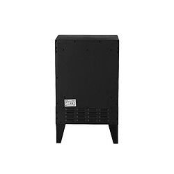 Purline Cheminée électrique en acier noir 2kW pas cher