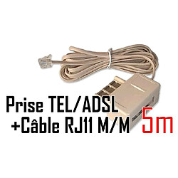 Câble RJ11 & téléphone Cabling