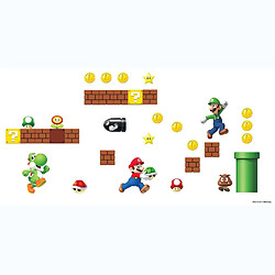 Roommates 45 Stickers Mario Bros Nintendo