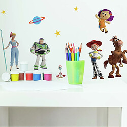 Roommates Stickers repositionnables Toy Story 4 PIXAR - 3,05 cm, 3,3 cm by 17,78 cm, 23,37cm