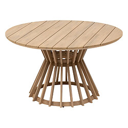 Hesperide Table de jardin ronde Osuna en acacia - 6 Places