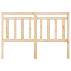 Avis Maison Chic Tête de lit scandinave pour lit adulte,Meuble de chambre 166x4x100 cm Bois massif de pin -MN41387