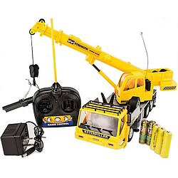 Avis 7CH Télécommande Sans Fil RC Engin Véhicule Construction Camion Grue 27cm