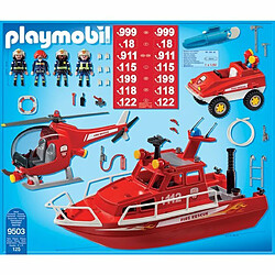 Playmobil® Coffret Forces spéciales pompiers Playmobil City Action 9503