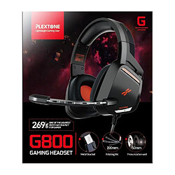 Avis Universal G800 3,5"mm câblé casque de jeu télescopique équipement de jeu doux et confortable casque de jeu stéréo avec microphone noir