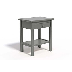 DECOPIN petite table de chevet 1 tiroir thio - graphite uni