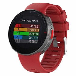 Wewoo Bracelet pour montre connectée Smartwatch avec de montre-bracelet POLAR Vantage V rouge 